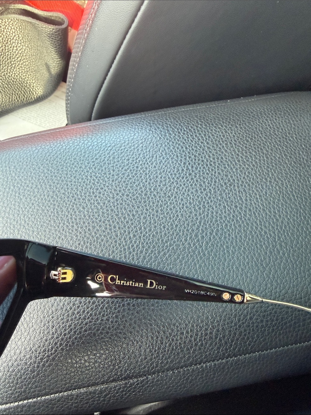 Dior Navy Cat-Eye Women's Sunglasses - Picture 8 of 8